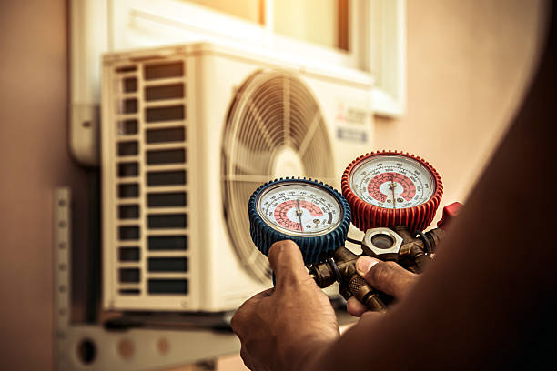 Professional Hvac technician working in Denville, NJ